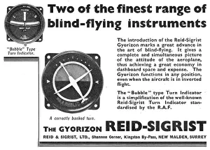 Sigrist: Reid & Sigrist Aircraft Blind Flying Instruments