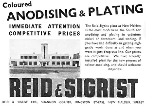 Anodising: Reid & Sigrist Aircraft Flight Instruments - Anodising