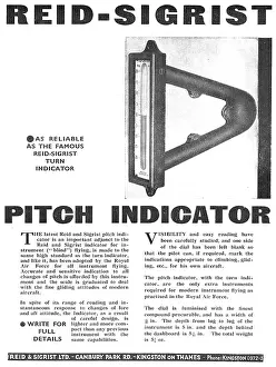 Sigrist: The Reid & Sigrist Aircraft Pitch Indicator