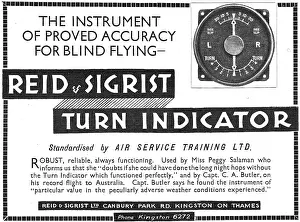 Sigrist: Reid & Sigrist Aircraft Turn Indicator