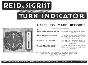 Sigrist: Reid & Sigrist Aircraft Turn Indicator