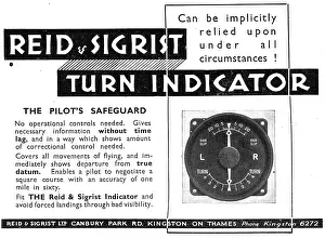 Sigrist: Reid & Sigrist Aircraft Turn Indicator