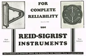 Sigrist: Reid And Sigrist Pitch Indicator