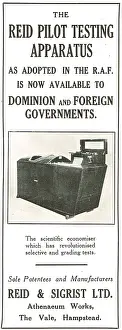 Sigrist: Reid & Sigrist Reid Pilot Testing Apparatus