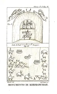 Momument: Reilefs from the momument of Taq-e Bostan