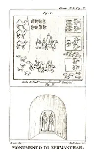 Viaggi: Reilefs from the momument of Taq-e Bostan