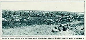 Minimise: Reinforcements of British Infantry marching in narrow column