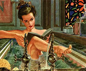 Georgi: Relaxing in Bathtub
