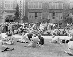 Teenaged: Relaxing between classes at university