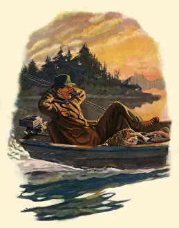 Smokes: Relaxing Man