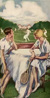 Leisurely: Relaxing Tennis Players