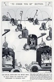 Conveying: The Relay System for Conveying Light Refreshment to Advanced