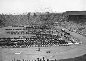 Xivth: Release of pigeons, Olympic opening ceremony, 1948