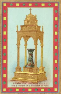 Flogging: Relic of Jesus Flagellation Pillar - Rome
