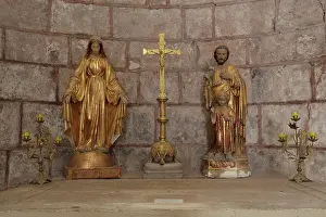 Candleabra: Relics, chapel, Abbatiale Sainte-Foy, Conques