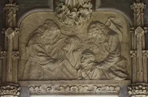 Humility: Relief, Administration Pavilion, Hospital de Sant