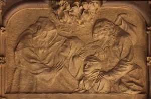 Humility: Relief, Administration Pavilion, Hospital de Sant