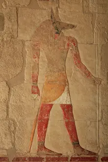 18th Dynasty: Relief, Anubis shrine, Temple of Hatshepsut