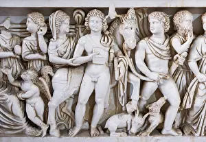 Solin: Relief, Archaeological Museum, Split, Croatia
