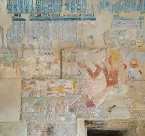 Relief, Barque Hall, Sanctuary of Amun-Re, Hatshepsut Temple