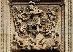 Roldan: Relief, Catedral de la Asuncion, Jaen, Andalusia, Spain