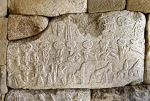 Luwian: Relief, Chamber 2, Hattusa, Anatolia, Turkey