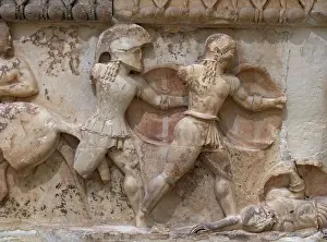Parnassus: Relief, Delphi Archaeological Museum, Delphi, Greece