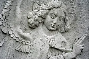 Curl: Relief depicting an angel