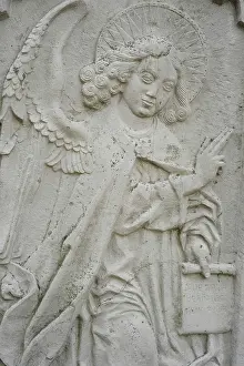 Curl: Relief depicting an angel