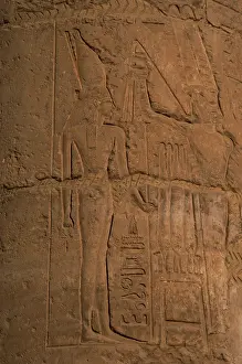 Mithological: Relief depicting Egyptian deities