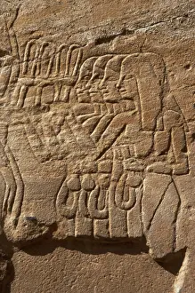 Waset: Relief depicting a group of women
