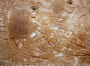 Reigned: Relief depicting Ramose and his wife, from the