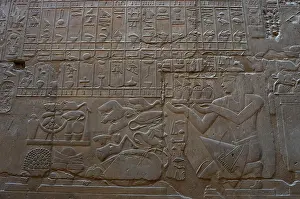 Alphabet: Relief depicting a religious offering