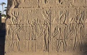 Domitian: Relief - Gate of Domitian and Trajan - Dendera Complex