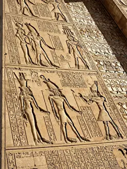 Montu: Relief, Gate of Ptolemy III Euergetes, Karnak Temple, Luxor