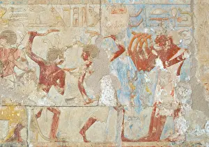 Hatchepsut: Relief, Hathor Shrine, Temple of Hatshepsut, Luxor, Egypt