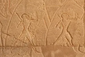 Hypostyle: Relief, Hypostyle hall, Ramesseum, Theban Necropolis, Thebes