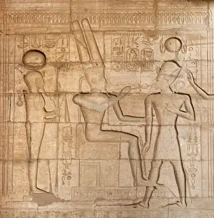 Hypostyle: Relief, Hypostyle hall, Ramesseum, Theban Necropolis, Thebes