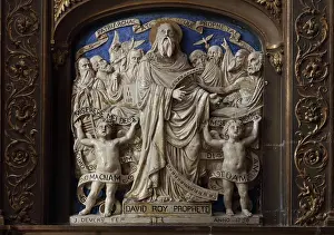 Devers: Relief of King David, Eglise Saint-Eustache, Paris, France