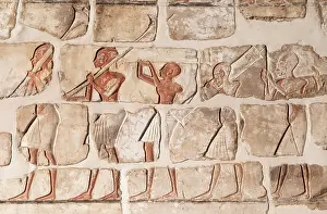 Echnaton: Relief, Luxor Museum, Egypt