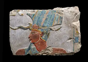 Atef: Relief, Luxor Museum, Egypt