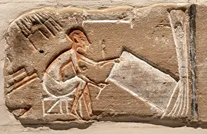 Echnaton: Relief, Luxor Museum, Egypt