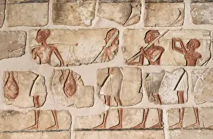 Echnaton: Relief, Luxor Museum, Egypt