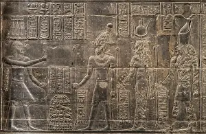 Mammisi: Relief - Mammisi - Temple of Isis - Philae Complex