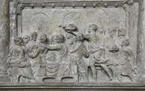 Marienkirche: Relief, Marienkirche, Berlin, Germany