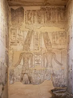 Qasr: Relief, Millions of Years Temple of Seti I, Egypt