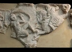 Mnar: Relief, Museo Nacional de Arte Romano, Merida, Extremadura
