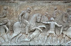 Corte: Relief, Palace of Charles V, Alhambra, Granada