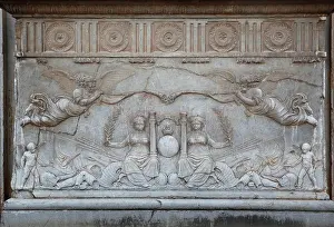 Machuca: Relief, Palace of Charles V, Alhambra, Granada