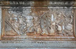 Machuca: Relief, Palace of Charles V, Alhambra, Granada